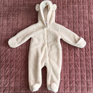Carter Cozy Cream Kids One Piece 9 Months